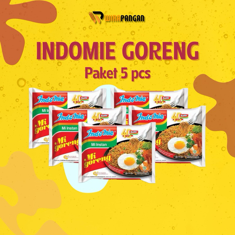 

INDOMIE MI GORENG MIE INSTAN 5 x 85GR