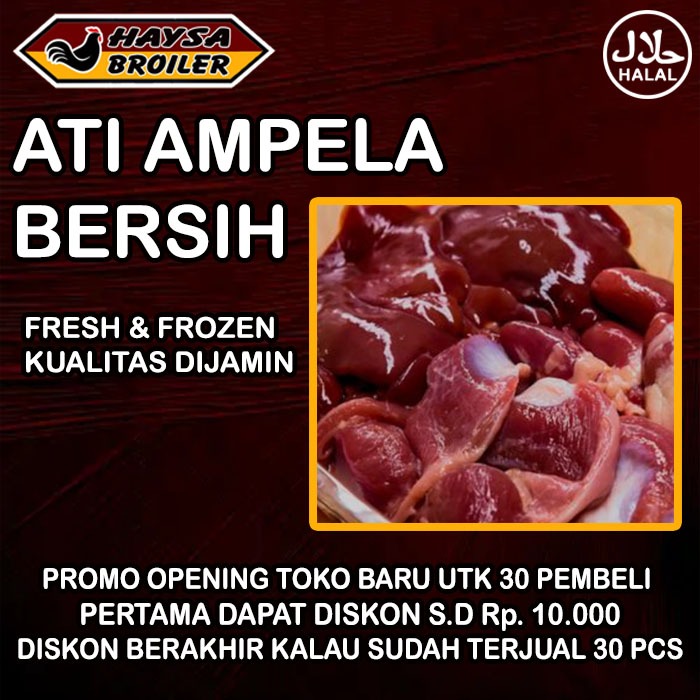 

Hati Ati Ampela Ayam Cimahi Haysa Broiler