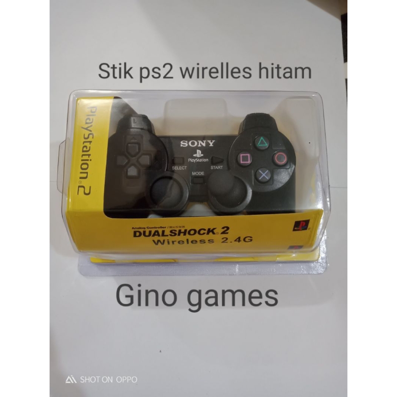 STIK PS2 WIRELESS  HITAM/ STICK WIRELESS PS2