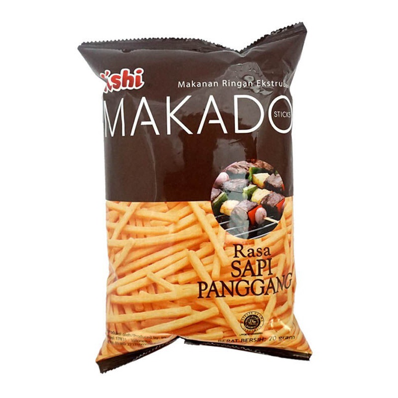 

TERBARU Oishi Makado sapi panggang 65g