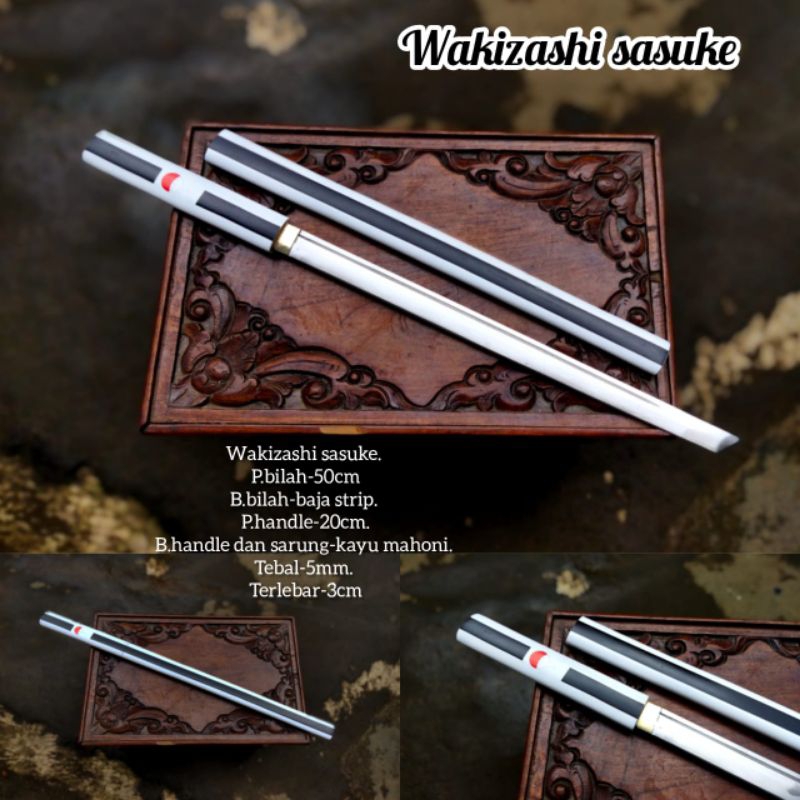 KOLEKSI KATANA WAKIZASHI SASUKE BAJA STRIP