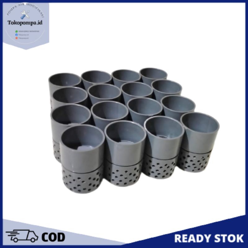 Tusen Klep 2" / Klep PVC / Foot Valve / Foot Klep Pompa Air 2 Inch