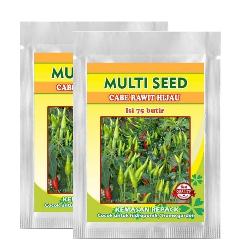 Benih Cabe Rawit Hijau Unggul Repack Bibit cabai rawit Bibit Cabe Rawit Hijau