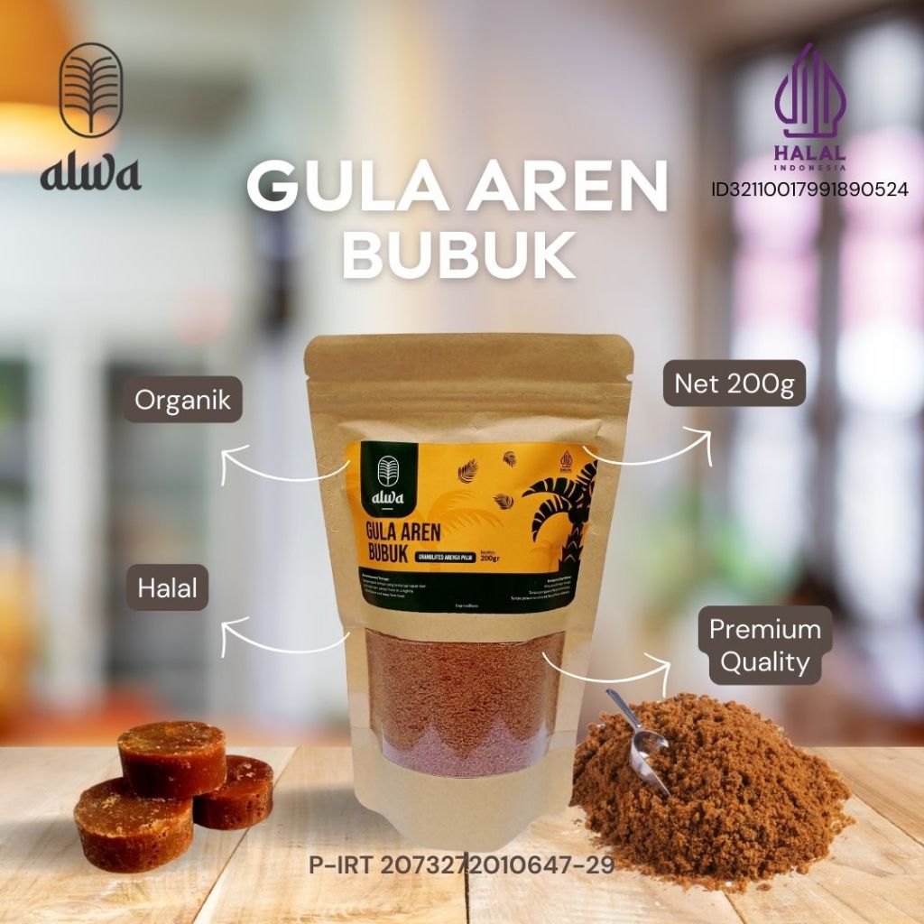 

Alwa Gula Aren Bubuk (Gula Semut) 200 g