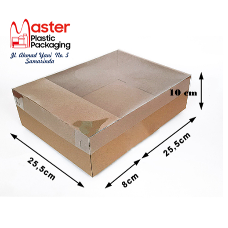 

Box Puding / Dus Kue 25x25x10 - 1 Pcs