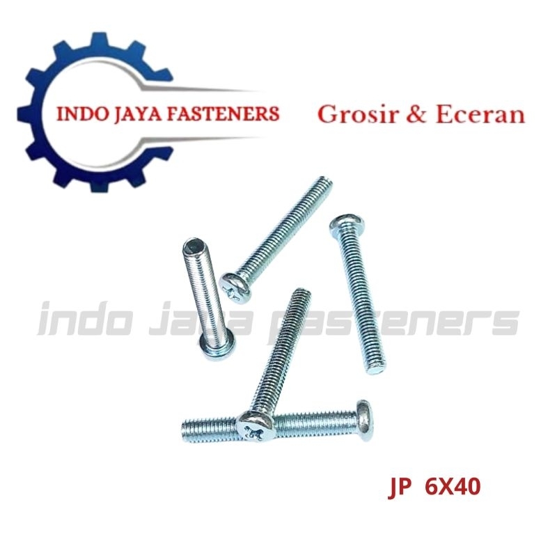 Baut JP M 6 x 40 Baut Philip M6 x 40mm