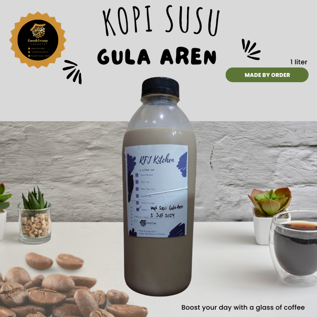 

Kopi Susu Gula Aren 1 liter