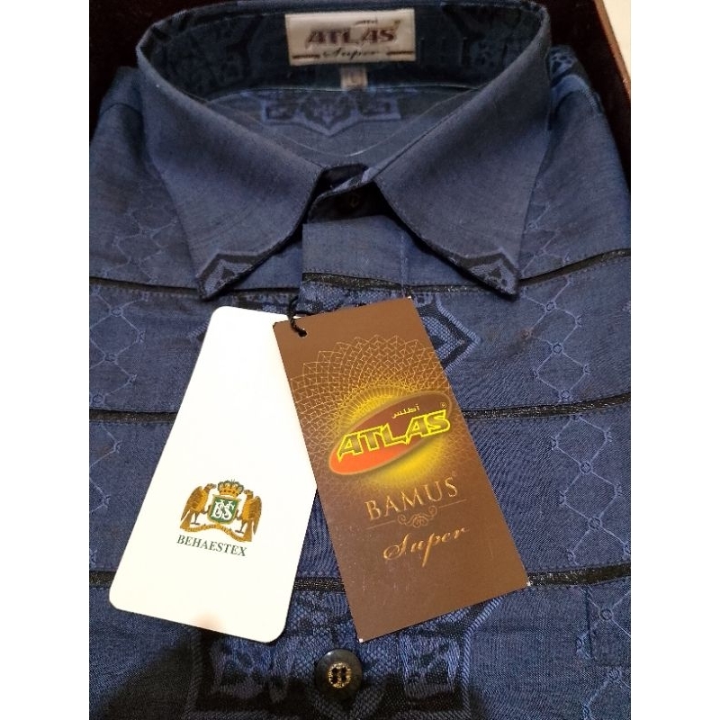 Baju Muslim Baju Koko Atlas Bamus Super