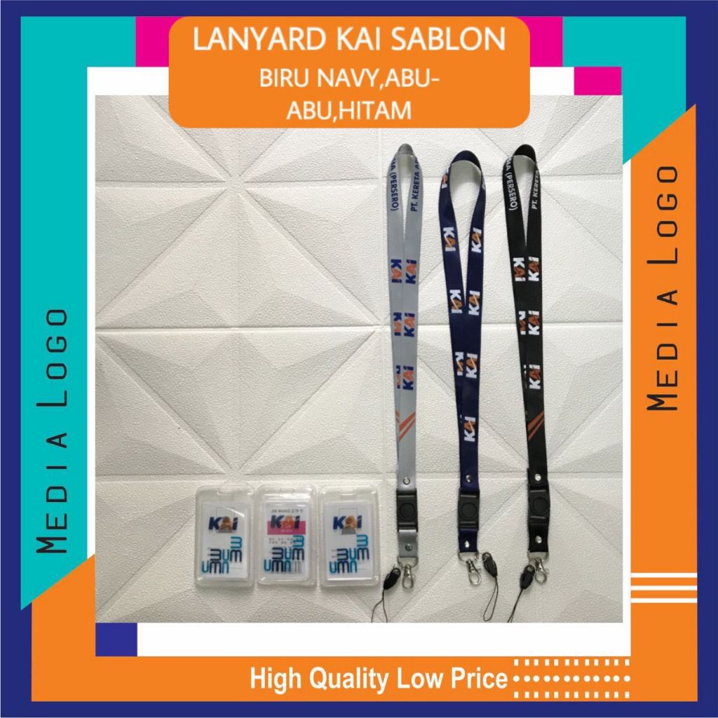 

KERETA API INDONESIA (KAI) Lanyard, Strap ID, HP/Flashdisk (Paket Lengkap Murah)