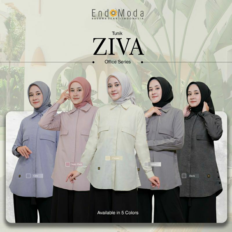 Endomoda Ziva Tunic Cantik Kekinian Modern