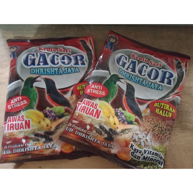 KROTO SARI GACOR DHRISHTA JAYA Krotosari Pakan Burung