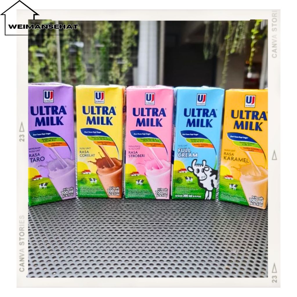 

GROSIR Ultra Milk Susu 250 ML Chocolate / Full Cream / Strawberry / Moka Nikmati Kelezatan Ultra Milk dengan Pilihan Rasa Favorit Anda