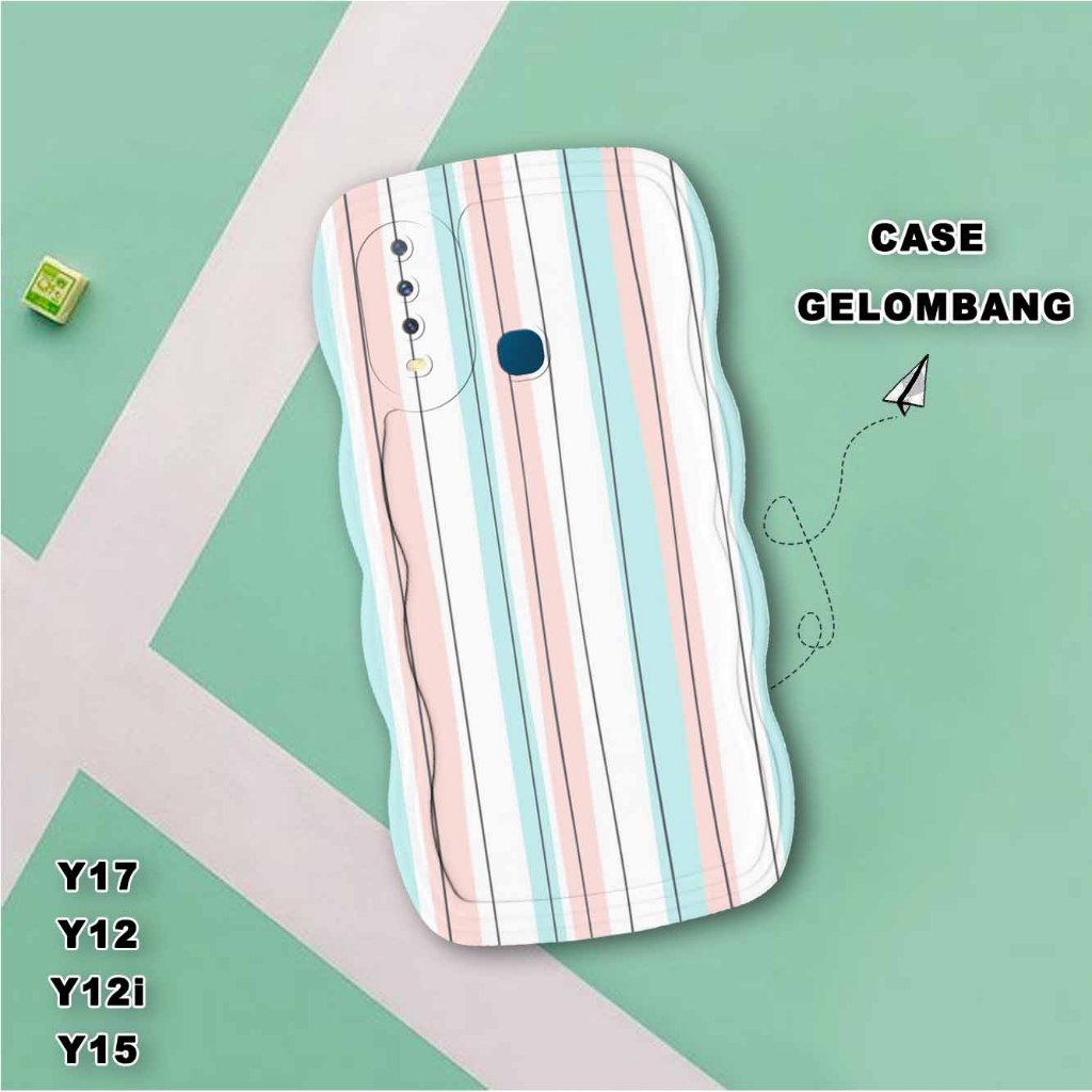 Softase Gelombang  Vivo Y17- Vivo Y12 - Vivo y12i - Vivo Y15  Casing Hp - Gelombang Vivo Y17- Vivo Y
