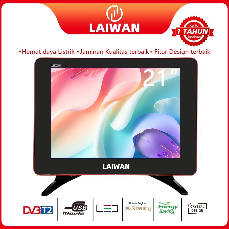 【LAIWAN】 Televisi TV Digital 21 inch  LED TV 19 inci Original TV -Suara Jelas