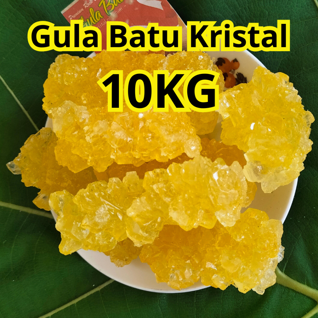 

Gula Batu Kristal 10kg Kuning Asli Super Herbal Khas Yogyakarta Cirebon