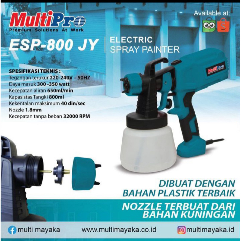 Multipro ESP 800 Spray Gun mesin cat semprot