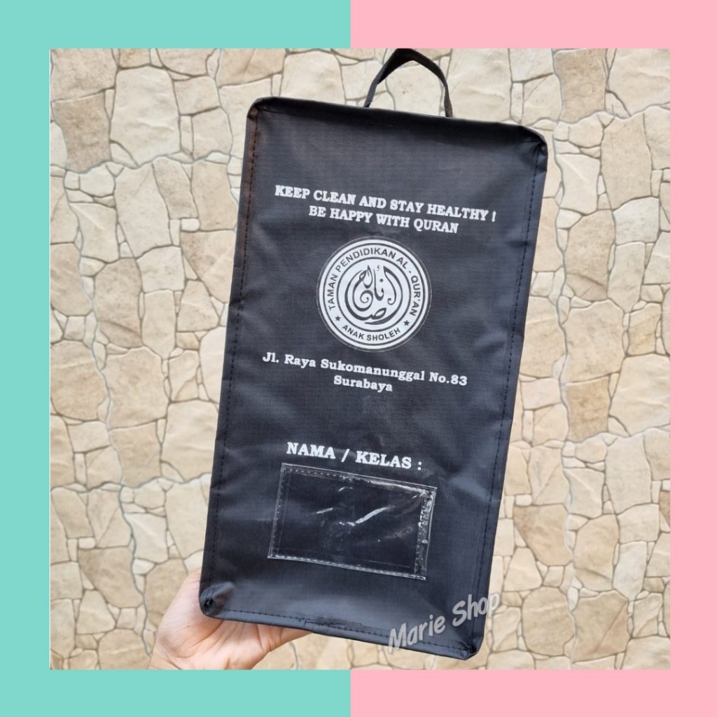 Marie Shop ➡️[ CUSTOM ] TAS SEPATU / SOUVENIR SEKOLAH PONDOK PESANTREN / TAS SEKOLAH / TAS OLAHRAGA