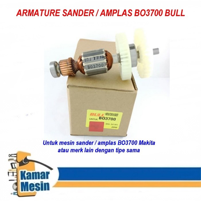 Armature Sander Makita BO3700 Bull Armature BO3700 Bull Armature Amplas Makita BO3700 Bull