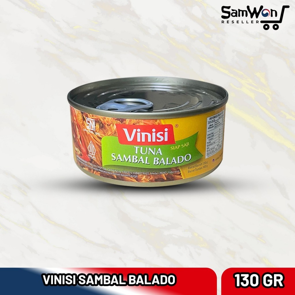 

VINISI TUNA SAMBAL BALADO 130 GRAM - SAMBEL BALADO SIAP SAJI