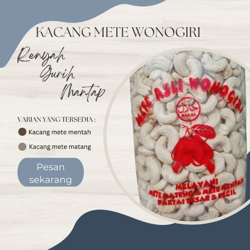 

Kacang Mete Wonogiri