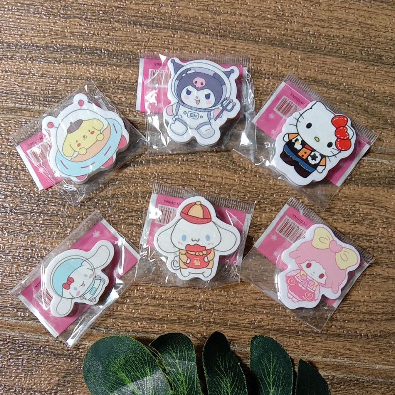 

Penghapus pensil karakter sanrio / penghapus sanrio hello kitty melody kuromi viral