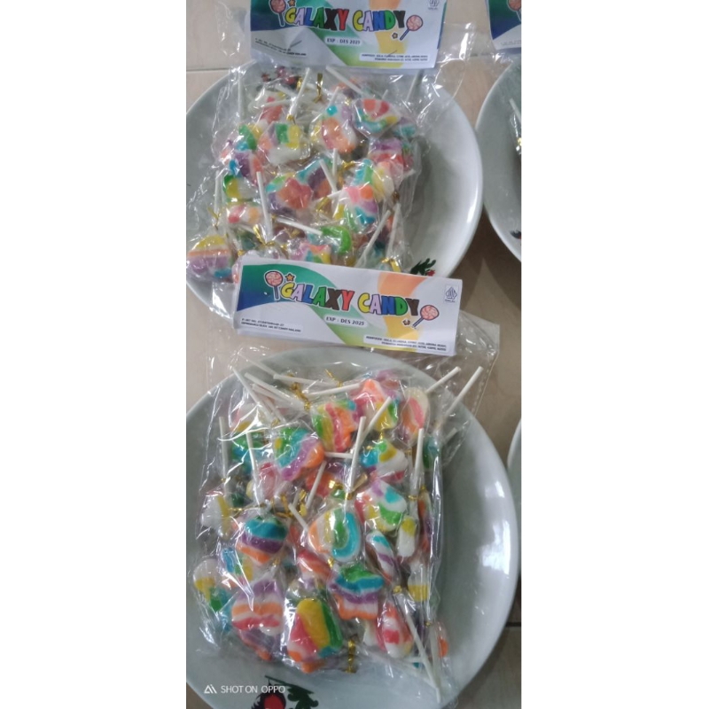 

lolipop permen galaxi candy bonus polpen jel