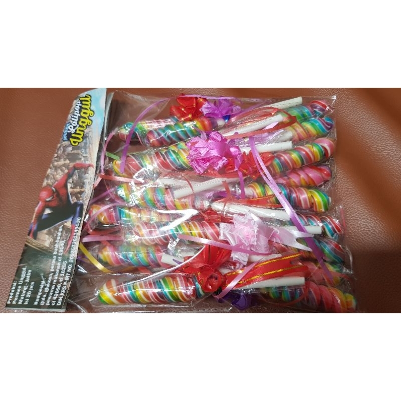 

Permen lolipop ulir mini isi 10pcs