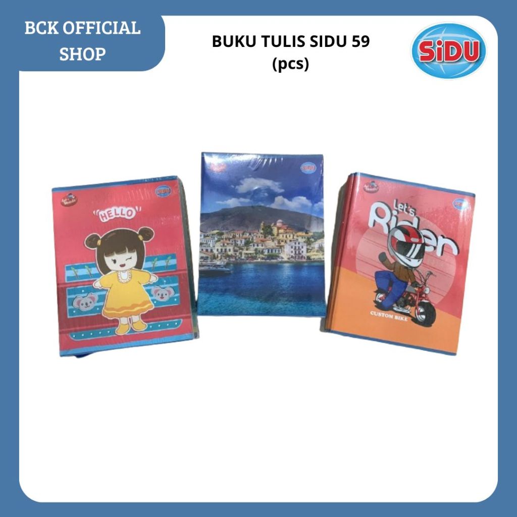 

Buku Tulis 58 SIDU / Buku Tulis Warna / Polos / Buku Sekolah 58 SiDU (pcs)