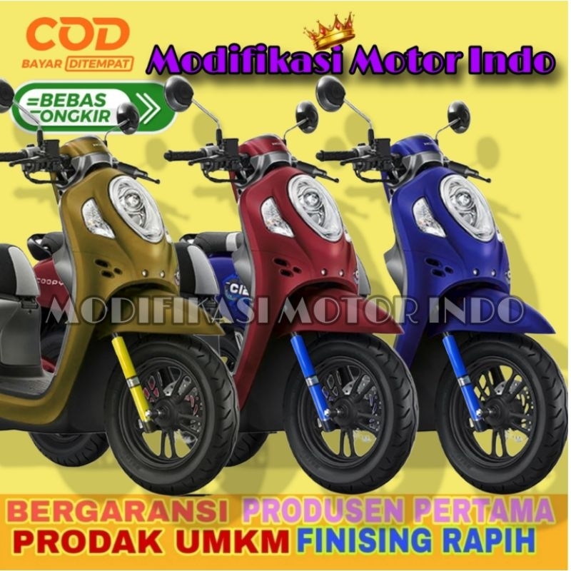 Cover Shock  Honda Scoopy Cover Shock Depan Buat Semua Jenis Motor Honda Scoopy