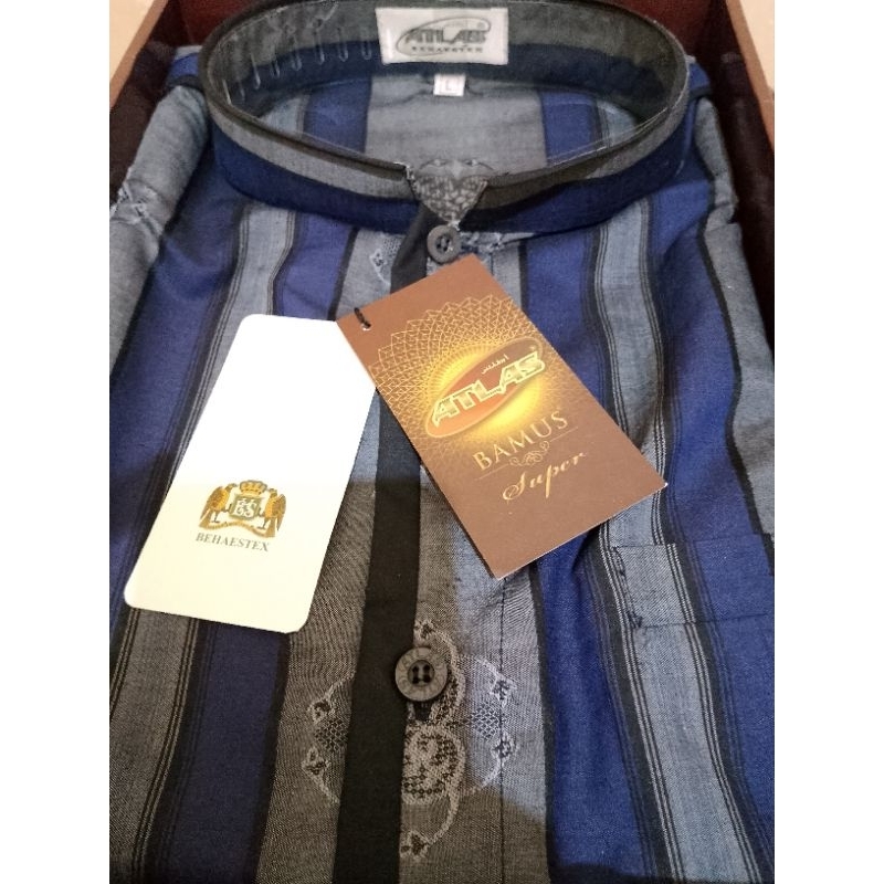 Baju Muslim Baju Koko Atlas Bamus Super