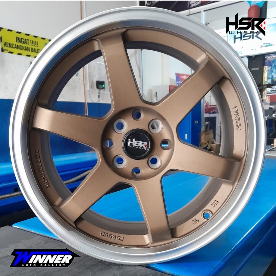 Velg Mobil TE37 Celong HSR TOKYO OSHU R17 Lebar 75 & 9 Buat Yaris,Swift,City,Jazz Promo