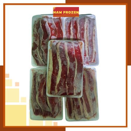 

Daging Sapi Beef Slice fat 250 Gram