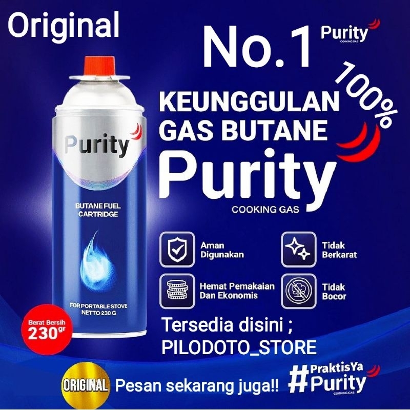 Gas Purity Gas Mini Gas Portabel Gas Kaleng Gas Murni Gas Kompor Mini Gas Purity 100% Baru Original 