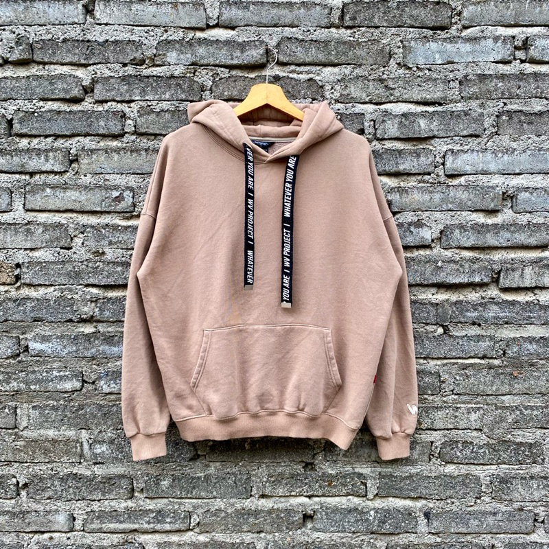 JUAL HOODIE WV PROJECT BROWN THRIFT