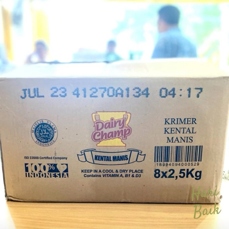 

Susu Dairy Champ bantal 2.5kg Dus