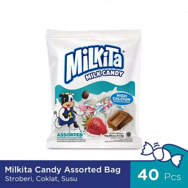 

Permen Milkita Bag Assorted 1 Pak isi 40 Pcs