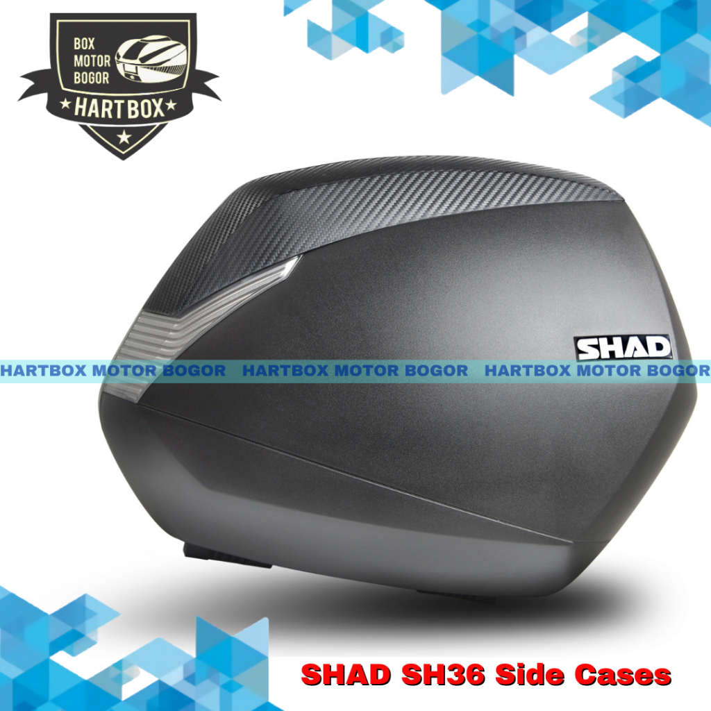 SIDEBOX SHAD SH36 CARBON | SHAD SH 36 Side Case Carbon Box Motor Touring
