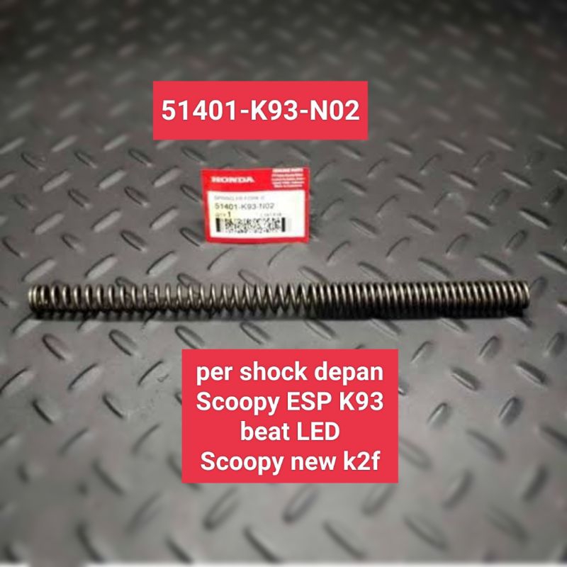 per shock depan Scoopy ESP K93 beat LED Scoopy new/51401k93n02