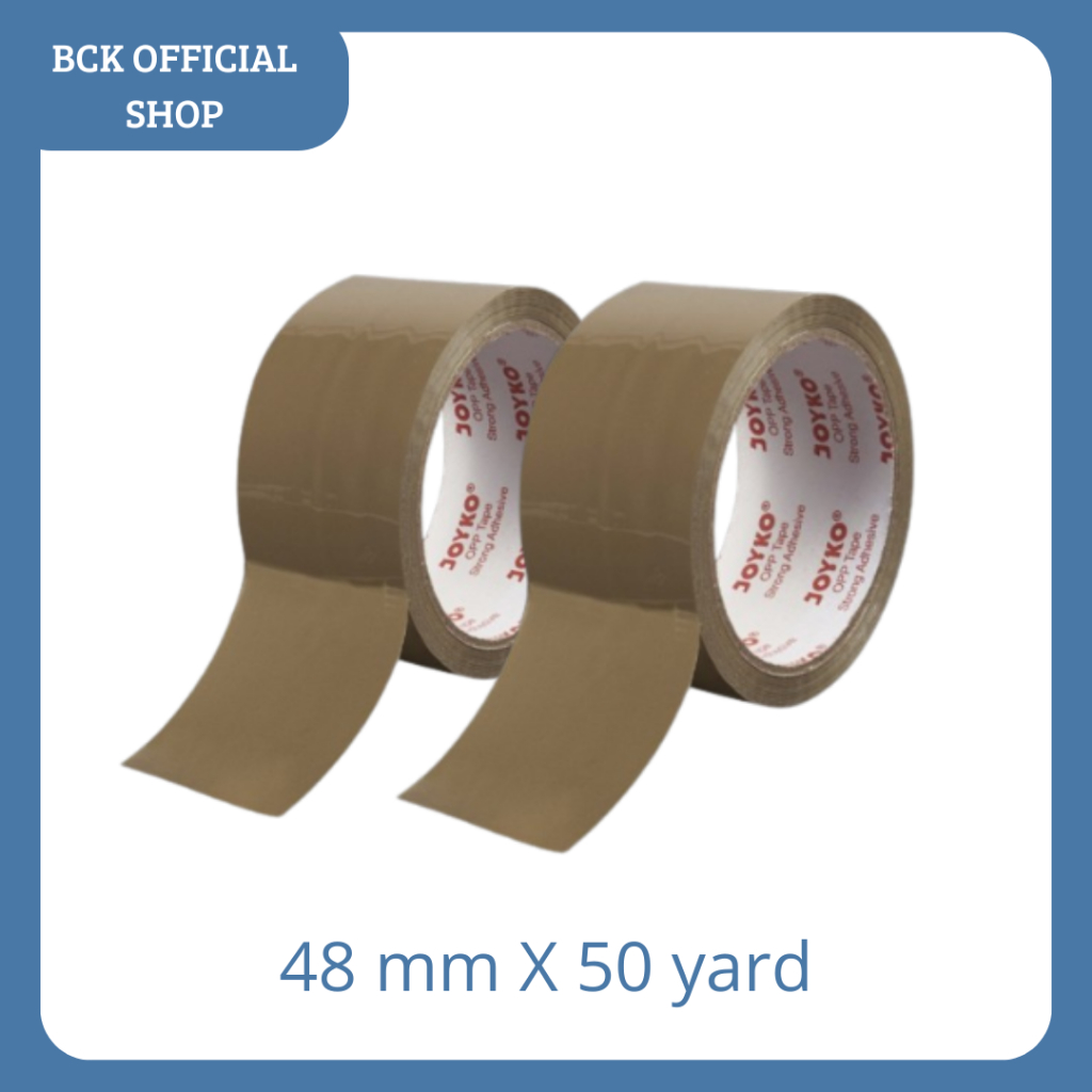 

Opp Tape Lakban Cokelat Joyko OPP-2A-50M (PCS)