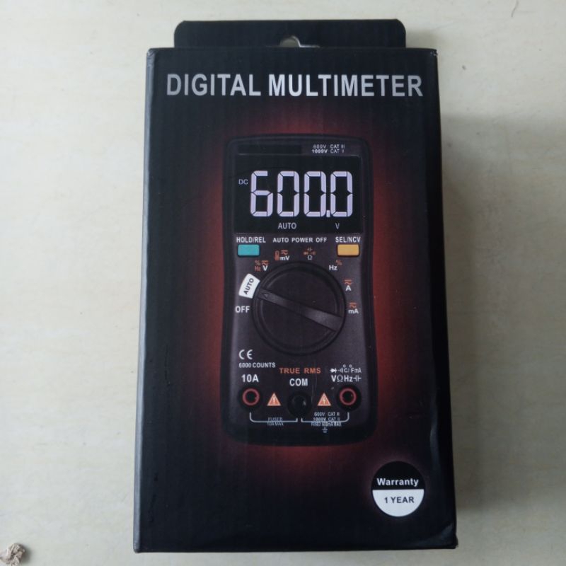 DIGITAL MULTIMETER AUTO 6000 COUNT