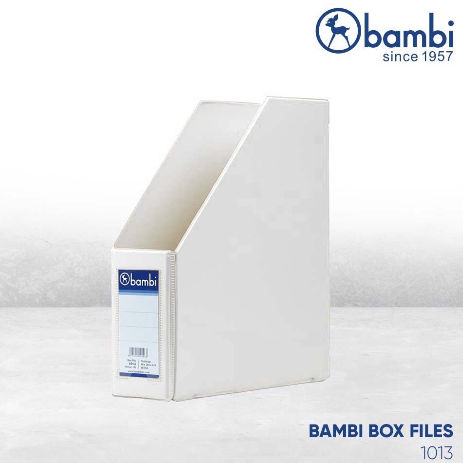 

KODE B9D8 Bambi Box File Magazine MID SIZE 8 cm Special Colour White Box Arsip Box Storage Box Dokumen kode 113