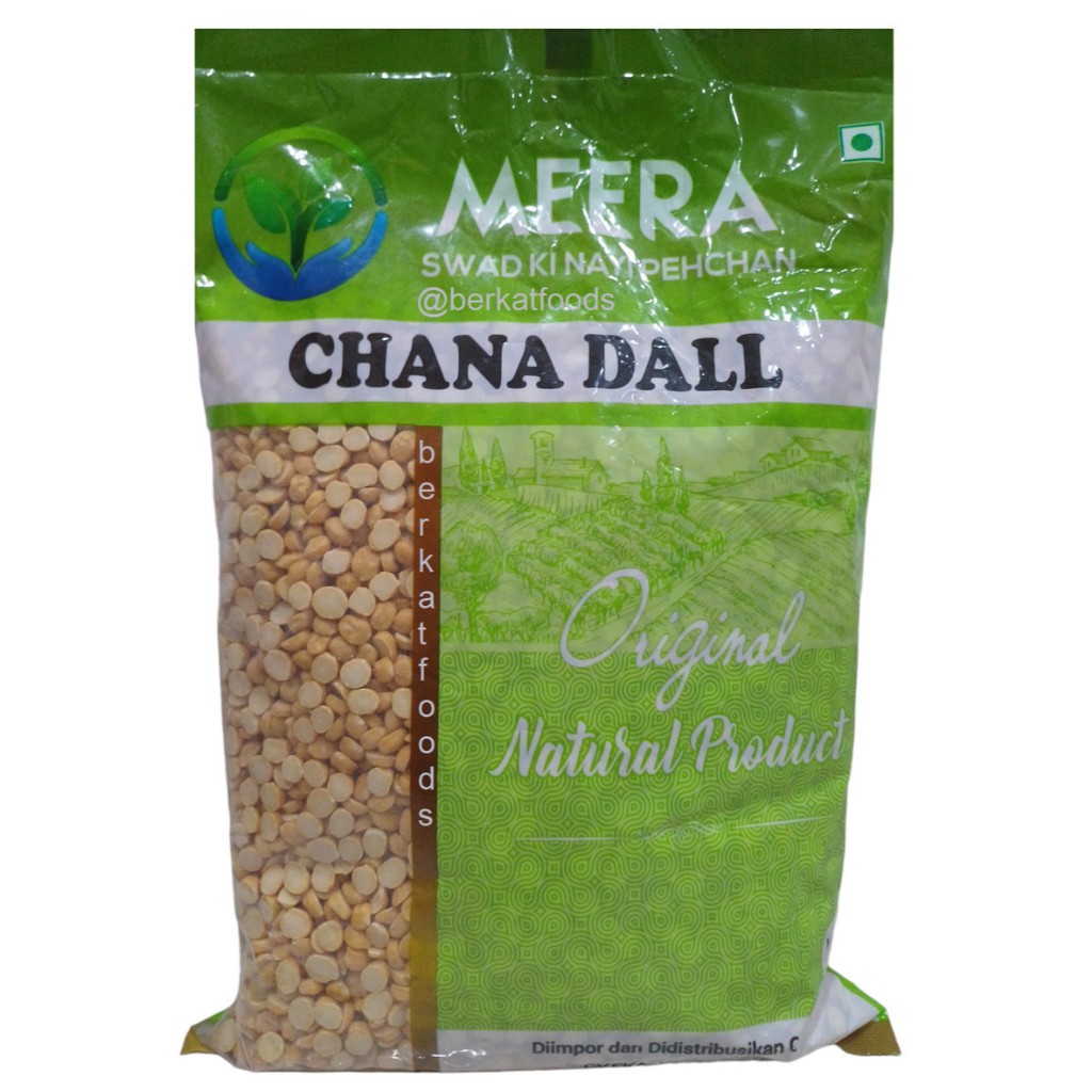 

Chana Dal Meera 1Kg / Daal / Dhal / Yellow Split Chik Peas Lentil /Kacang