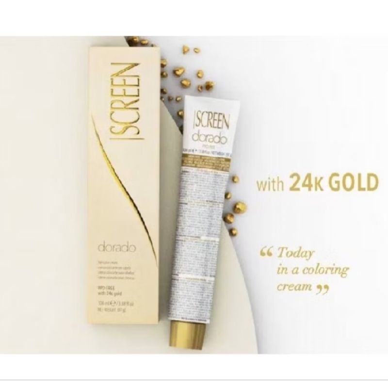 Inaura Screen Dorado Hair Color With 24k Gold 100ml
