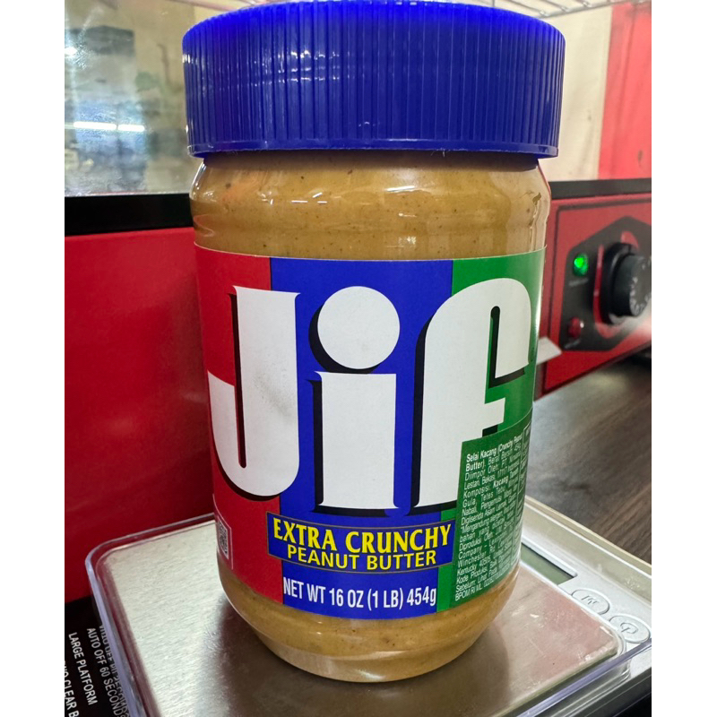 

Selai kacang extra crunchy Peanut butter JIF 454 gram