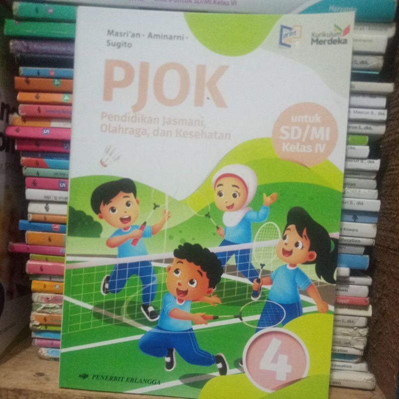 pjok kelas 4 sd erlangga kurikulum merdeka