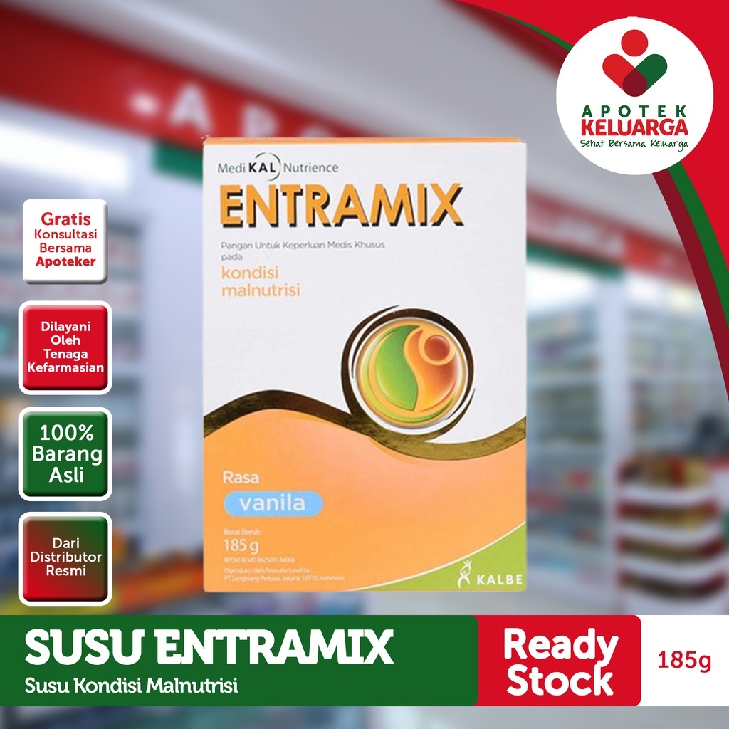 

SUSU ENTRAMIX VANILA 185 gr #SUSU NUTRISI #SUSU UNTUK ORANG SAKIT #SUSU UNTUK ORANG TIDAK MAU MAKAN