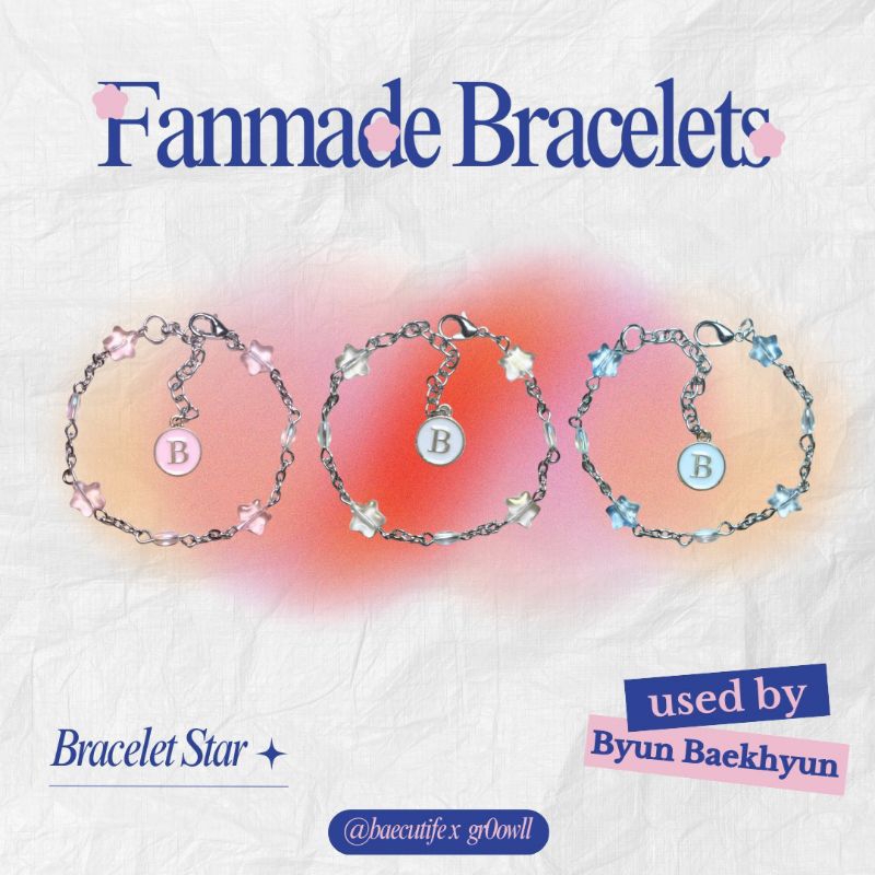 (BACA DESC) Pelunasan Fanmade Bracelet Baekhyun