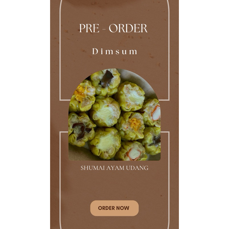 

[PRE ORDER] DIMSUM AYAM UDANG
