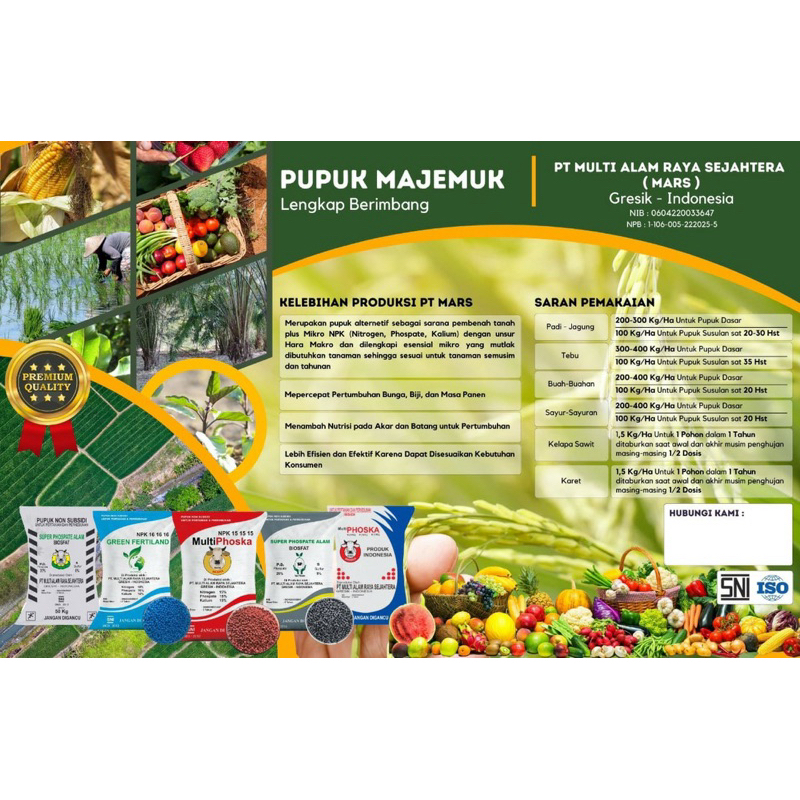 PUPUK  NPK 15 dan 16