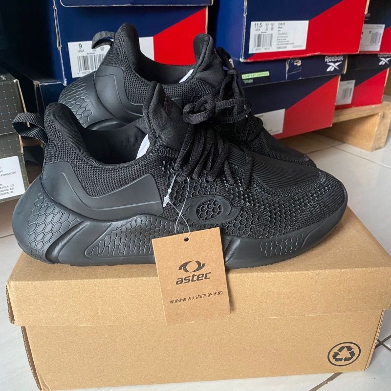 Sepatu Wanita Hitam Astec Elsevier 2 Walking Sneakers Original Store Terbaru